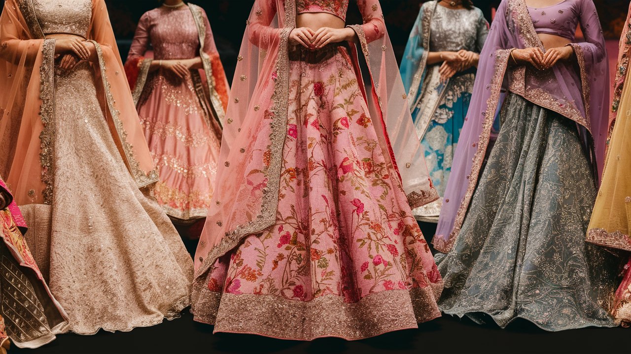 Color Trends in Bridal Lehengas for 2024