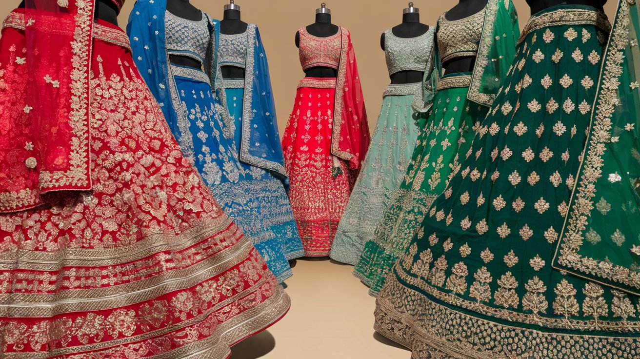 Semi-Stitched Lehengas for Book Launches