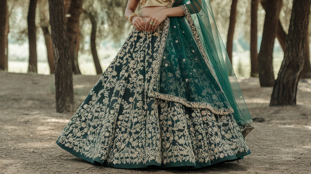 How to Style a Bridal Lehenga for a Forest Wedding