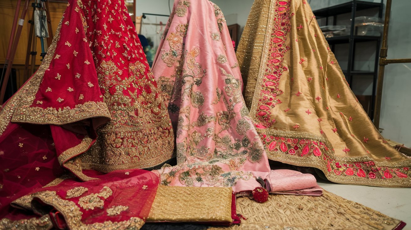 The Best Fabrics for Bridal Lehengas