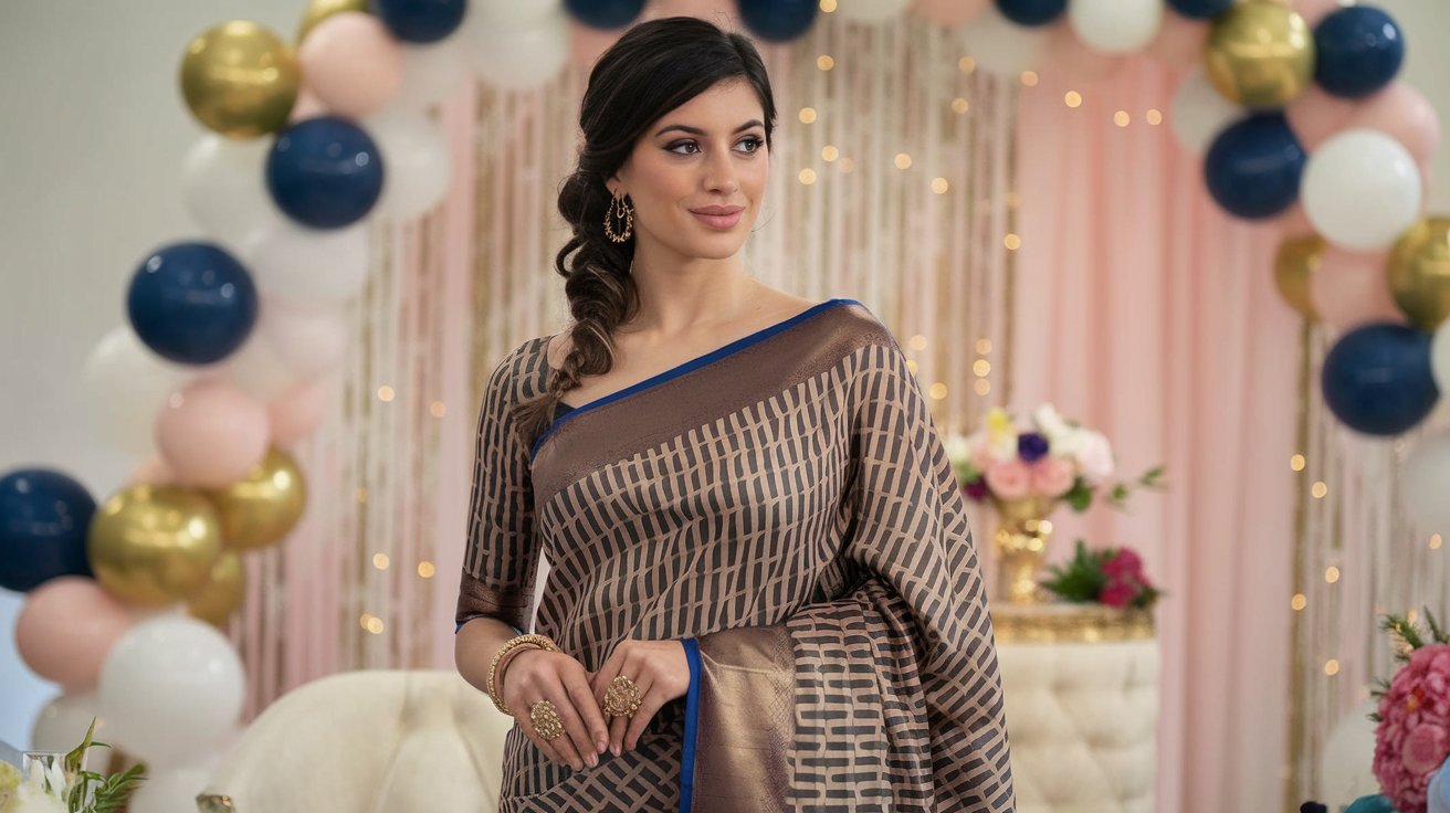 How to Style a Designer Saree for a Farewell Party