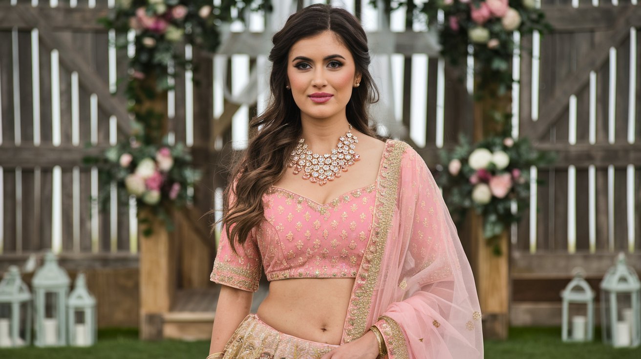 How to Style a Bridal Lehenga for a Farm Wedding