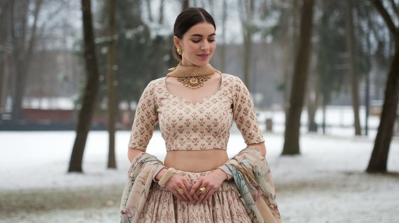 How to Style a Semi-Stitched Lehenga for a Winter Party