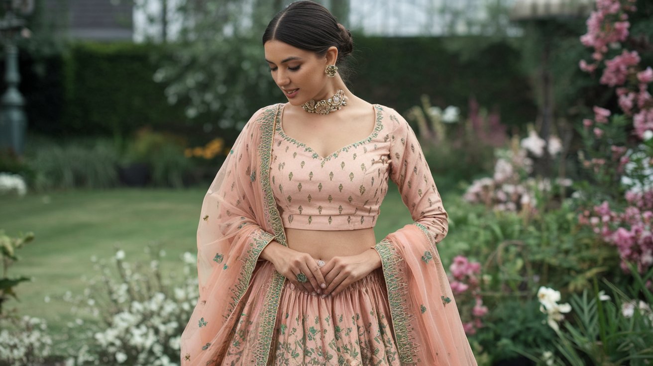 How to Style a Semi-Stitched Lehenga for a Garden Party