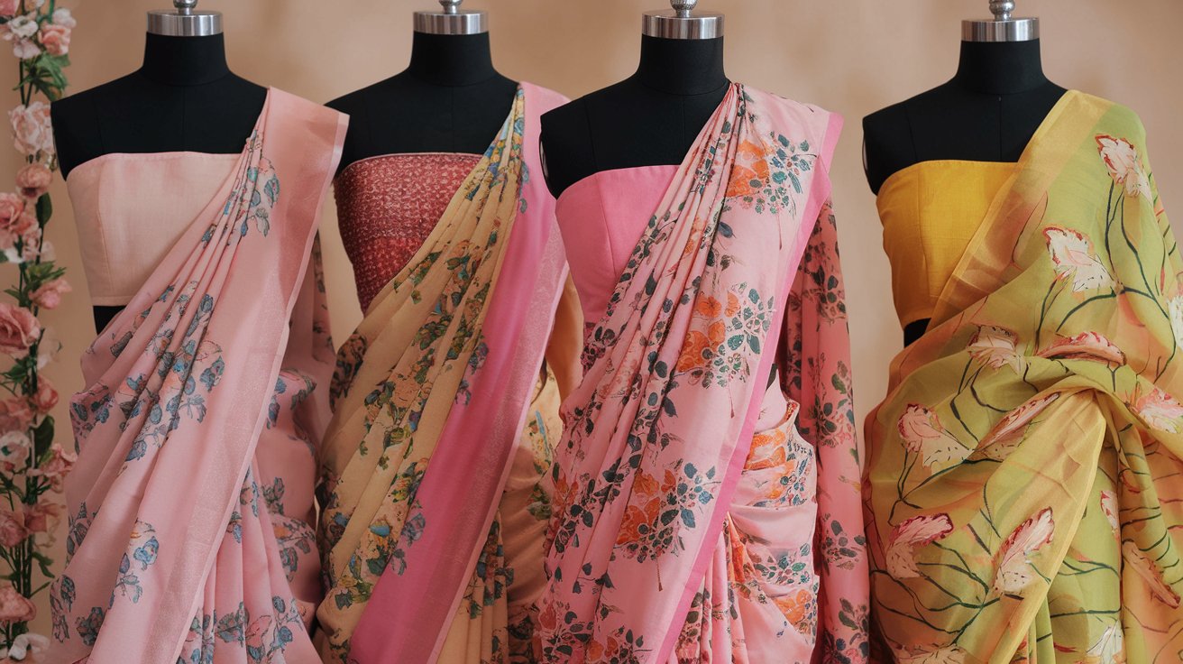 Designer Sarees for Spring Festivals