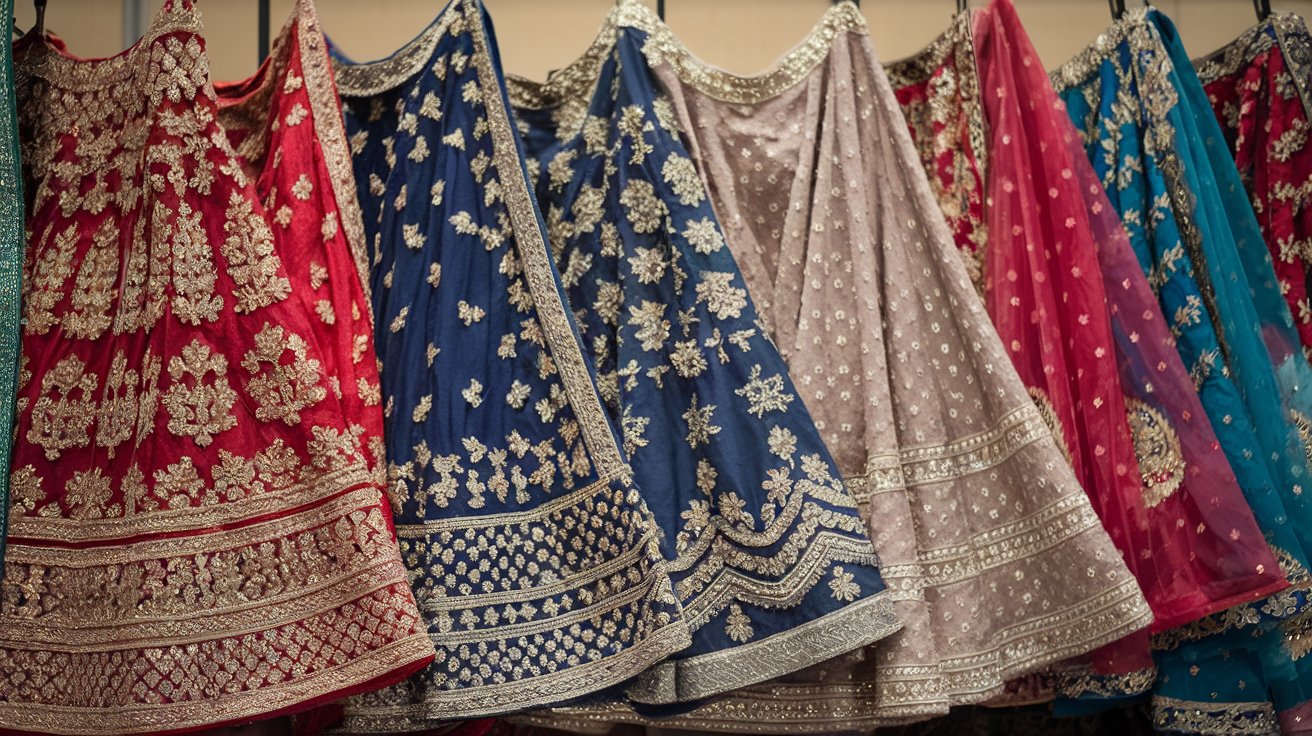 Semi-Stitched Lehengas for Traditional Events