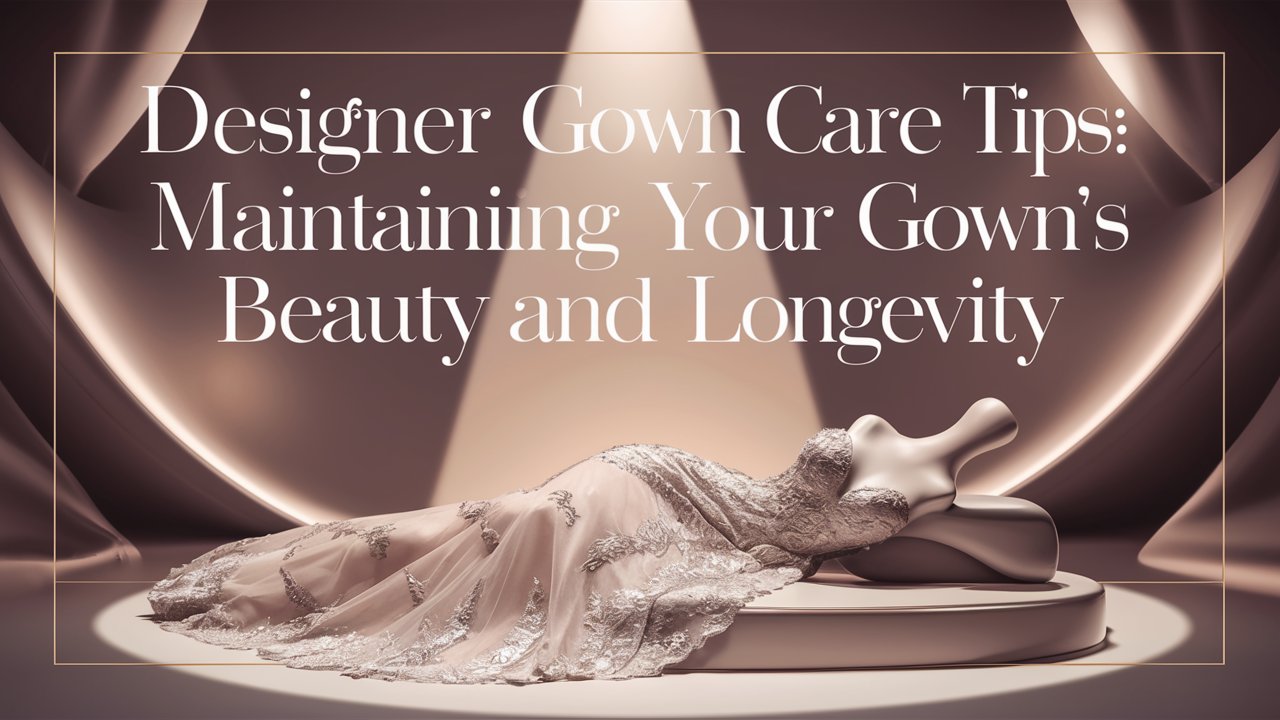 Designer Gown Care Tips: Maintaining Your Gown's Beauty and Longevity