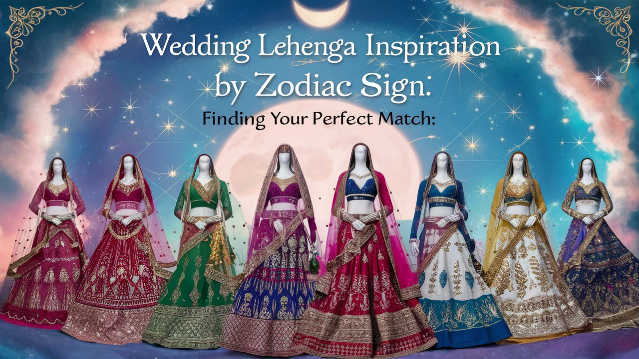 Wedding Lehenga Inspiration by Zodiac Sign: Finding Your Perfect Match