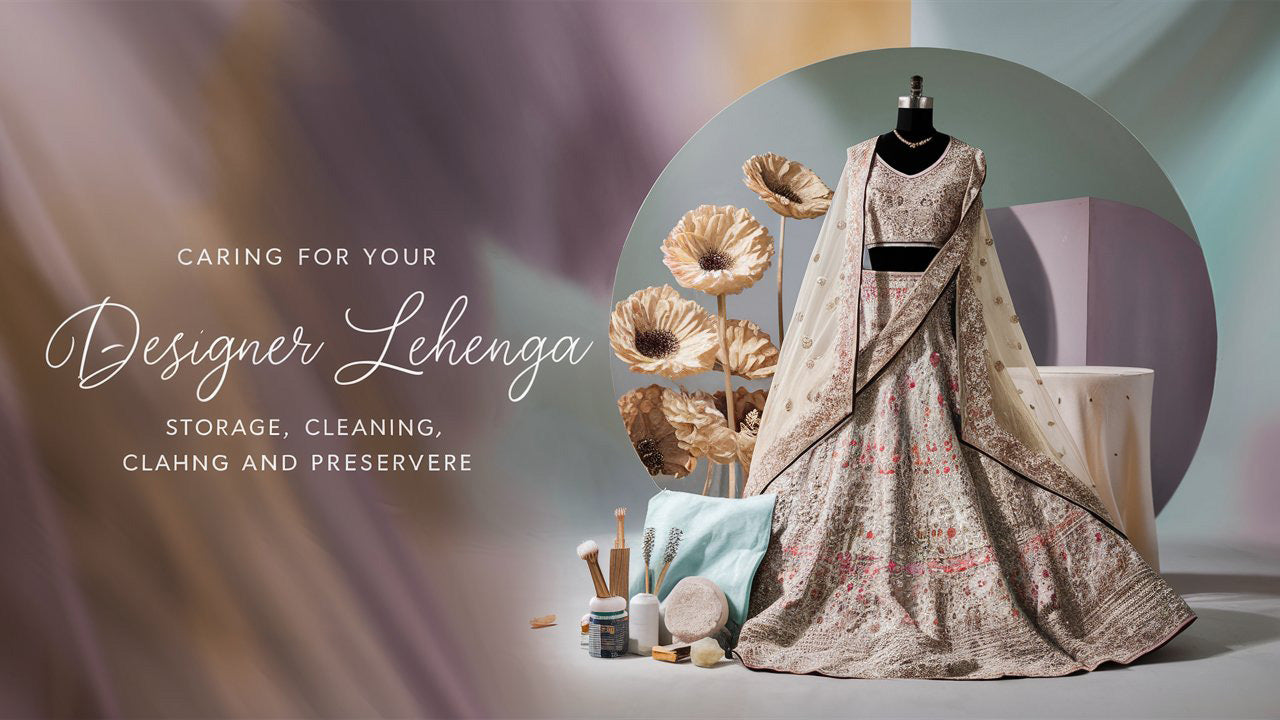 Caring for Your Designer Lehenga: Storage, Cleaning, and Preservation