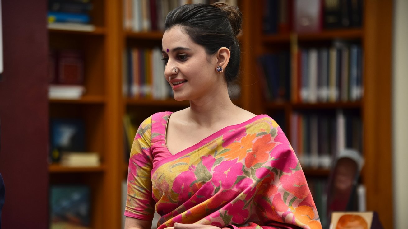 How to Style a Designer Saree for a Book Reading Event