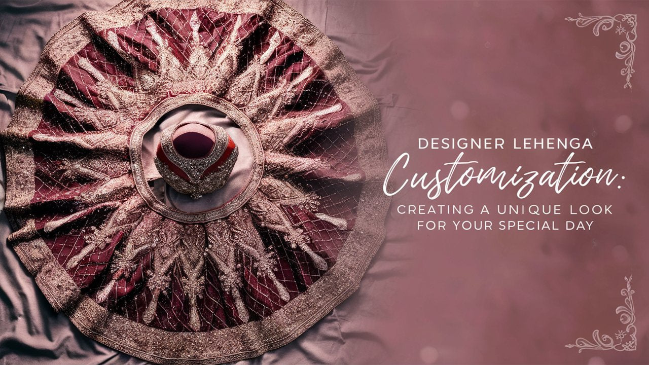 Designer Lehenga Customization: Creating a Unique Look for Your Special Day