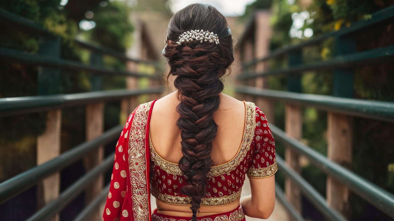 Lehenga Hairstyles for Different Occasions: Updos, Braids, and Waves