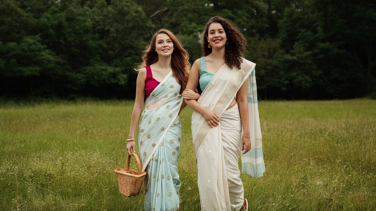 Light and Breezy Sarees for Young Girls: Perfect for Summer and Play