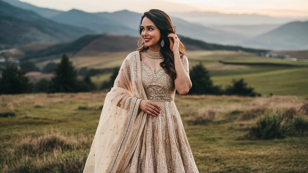 Styling an Ethnic Gown for a Summer Wedding: Keeping Cool and Chic