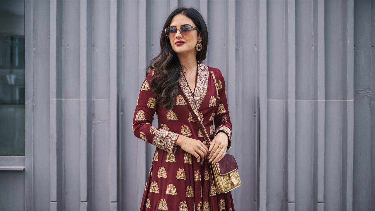 Styling an Anarkali Suit for a Work Meeting: Professional and Chic