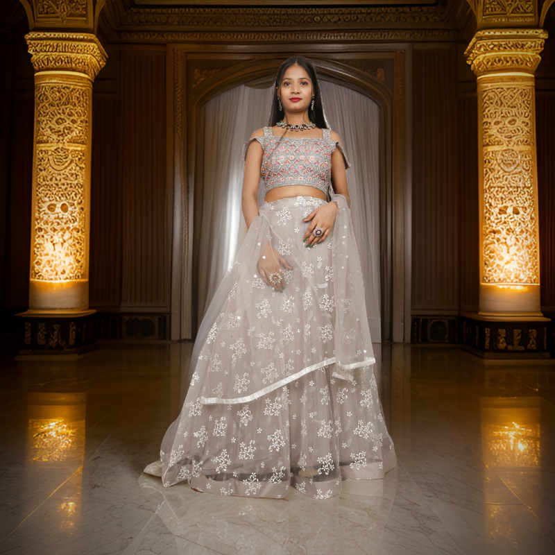 Semi-Stitched Lehenga