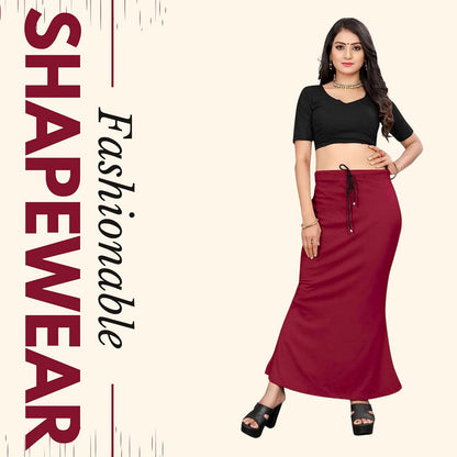 Lycra Saree Shapewear Petticoat for Women by Shreekama Cherry Clothing Accessories for Party Festival Wedding Occasion in Noida