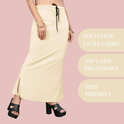 Lycra Saree Shapewear Petticoat for Women by Shreekama Beige Clothing Accessories for Party Festival Wedding Occasion in Noida