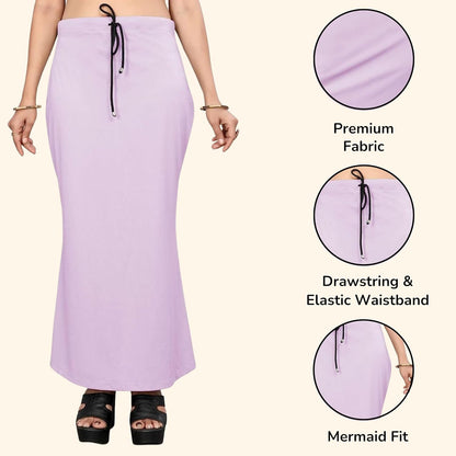 Lycra Saree Shapewear Petticoat for Women by Shreekama Lavender Clothing Accessories for Party Festival Wedding Occasion in Noida