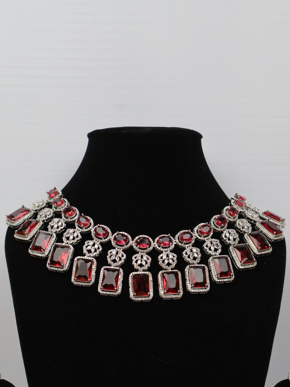 Silver Plated AD Jewelry Sets