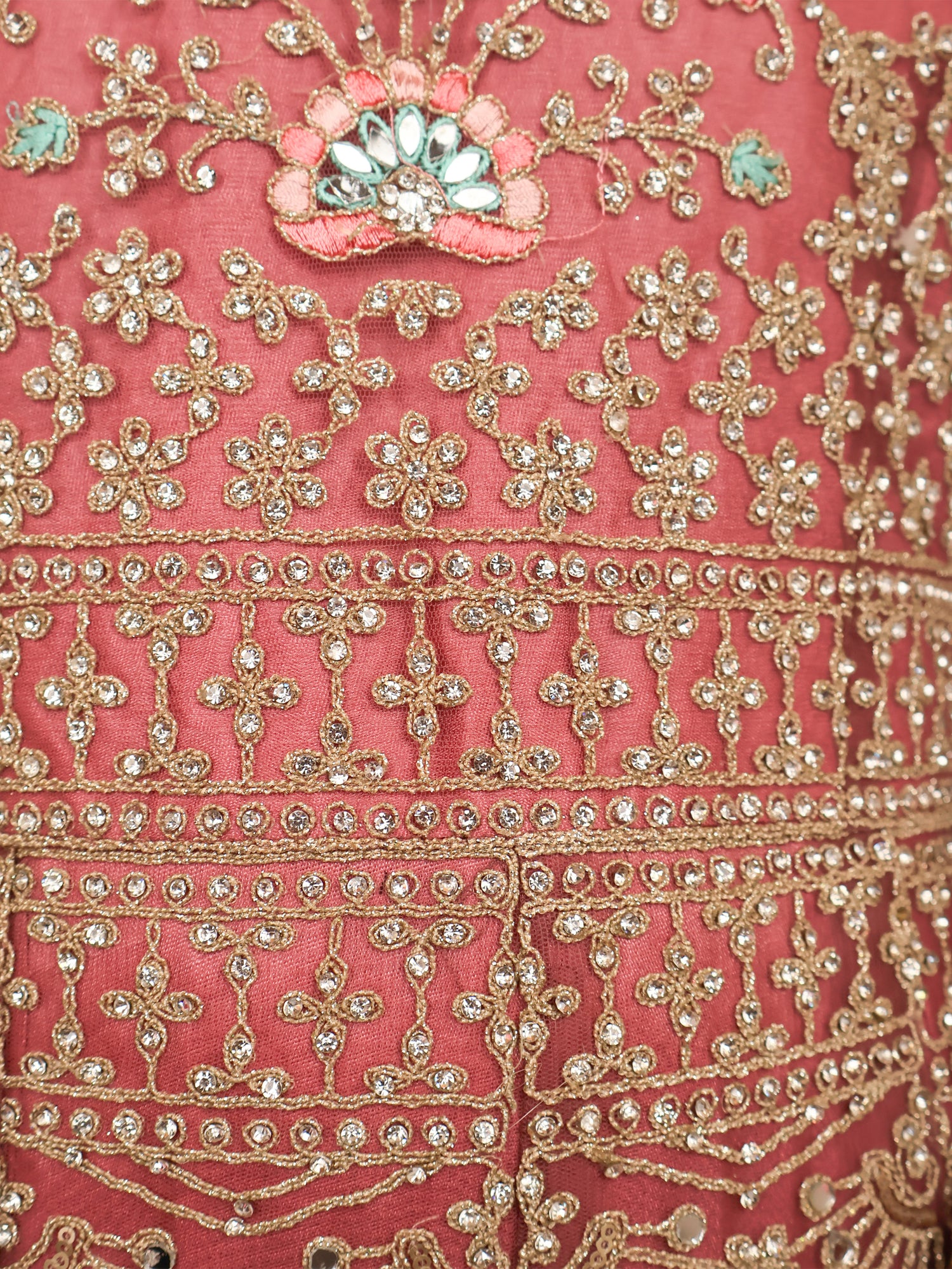 Gown with Stone Work &amp; Embroidery by Shreekama Onion Designer Gowns for Party Festival Wedding Occasion in Noida