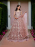 Nude Gown with Stones & Embroidery Work by Shreekama Nude Designer Gowns for Party Festival Wedding Occasion in Noida