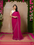 Designer Saree with Rhinestone Work by Shreekama