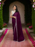 Designer Saree with American Diamond & Mirror Work by Shreekama