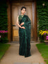 Designer Saree with Rhinestones & Sequin Work by Shreekama